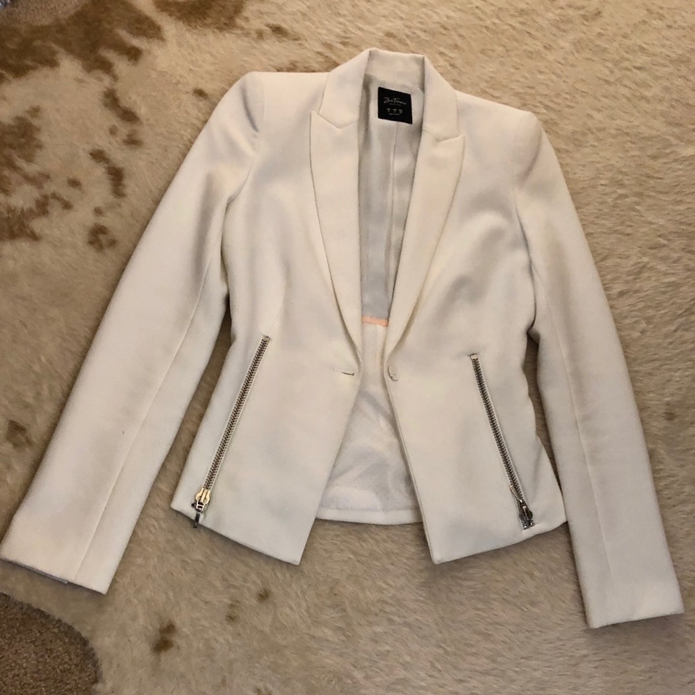 Zara Blazer w/ Silver Zip